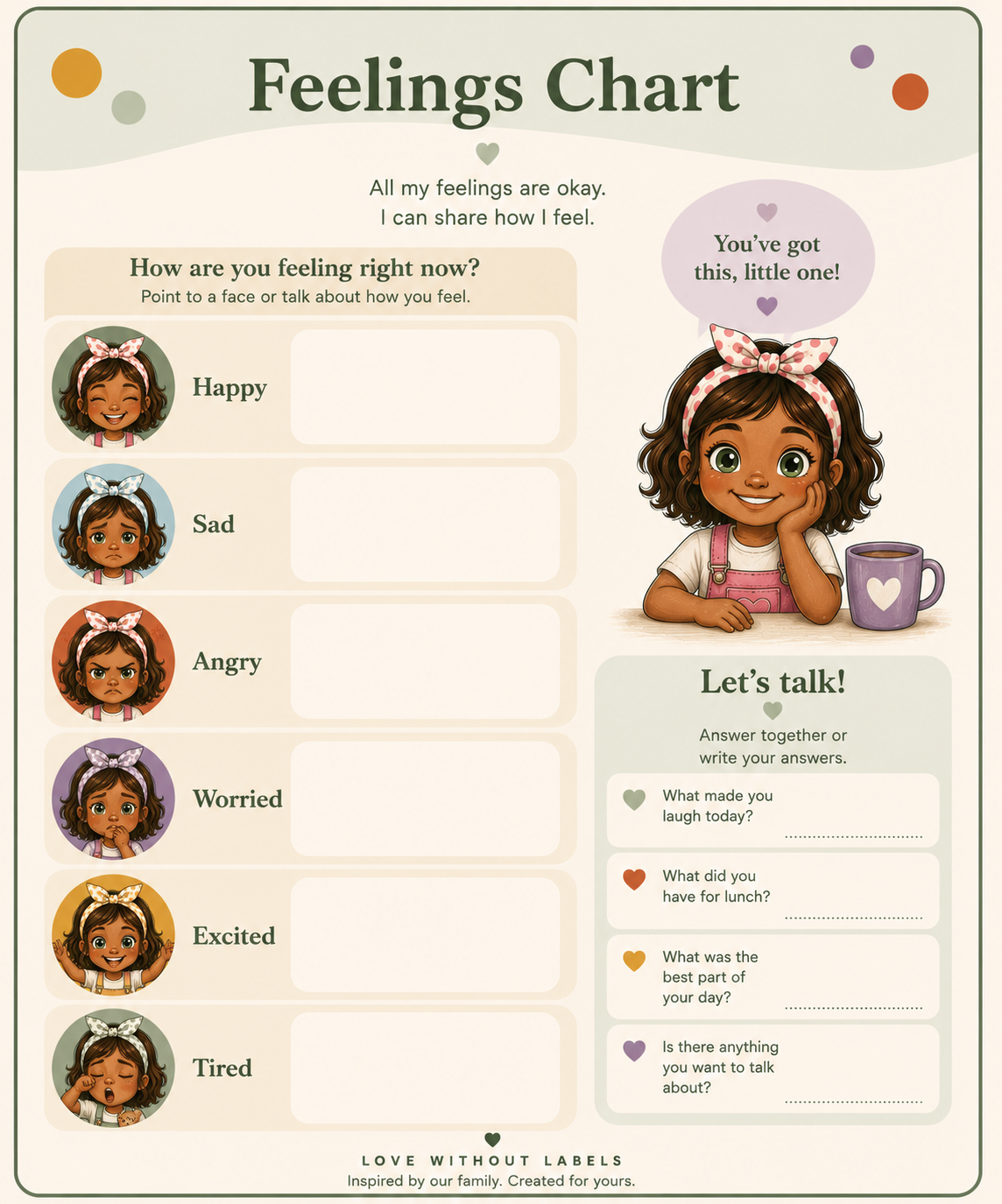 Free Calmer Days Printables Pack